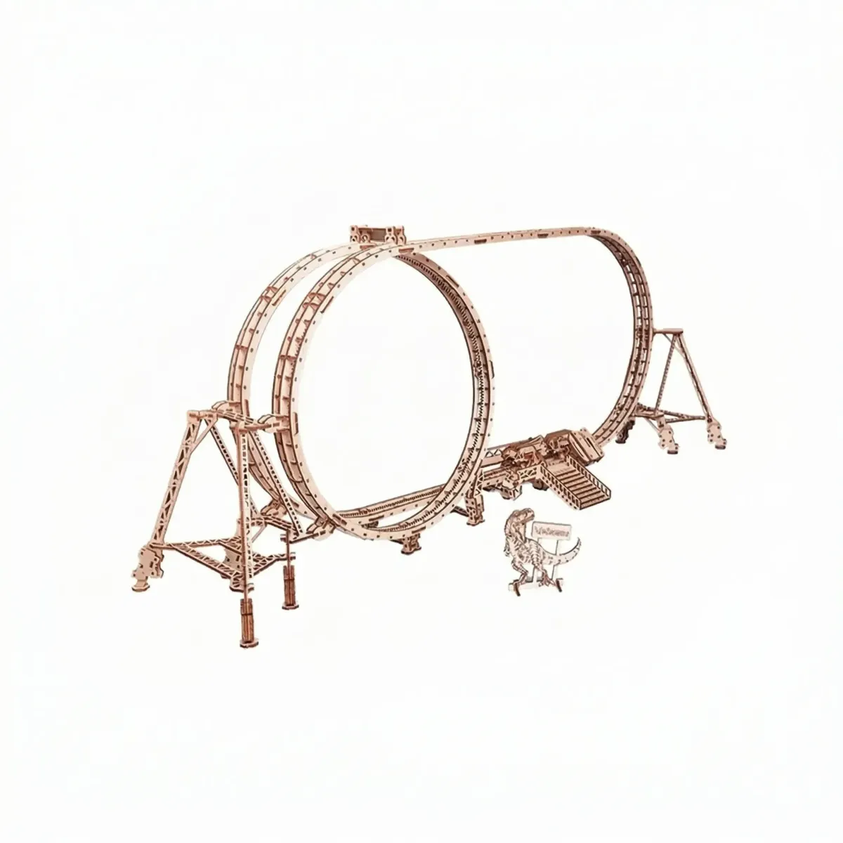 Wooden WoodTrick Ride Puzzle Mechanical Vehicle Model Assembly